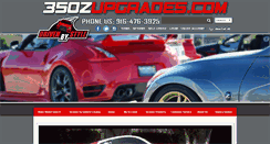 Desktop Screenshot of 350zupgrades.com